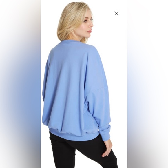 NWT GUESS Dori Oversized Sweatshirt - Picture 3 of 6